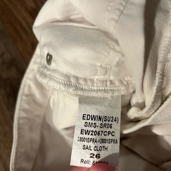 Edwin NWT Lark Ankle Bootcut Jeans in Stone Size 26 - Picture 6 of 9